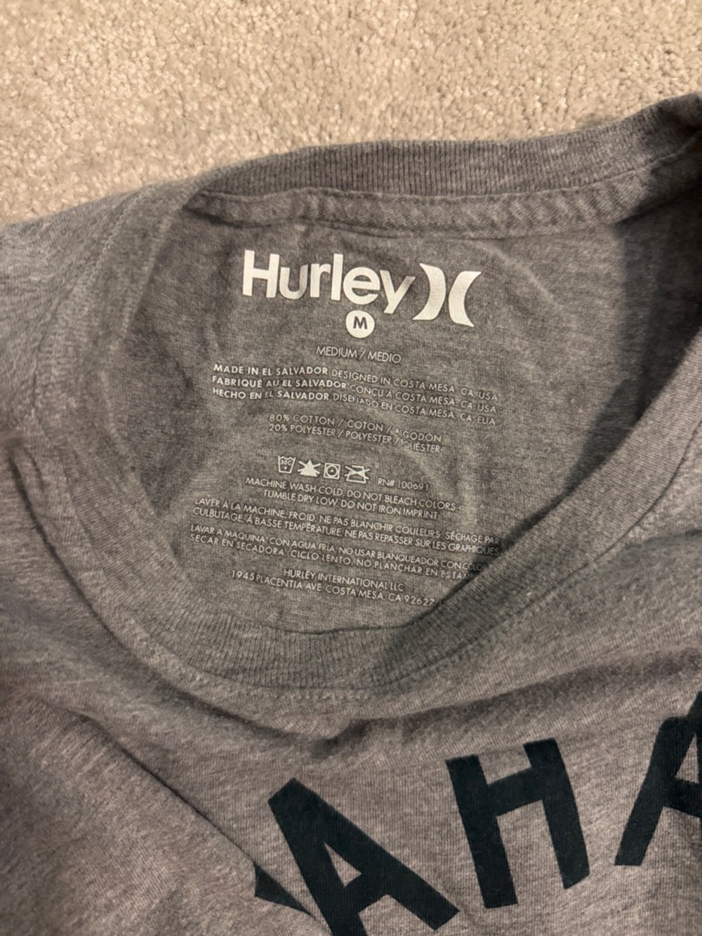 Hurley Mahalo Kooks T-shirt - Picture 4 of 4